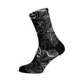 Marble Black Socks