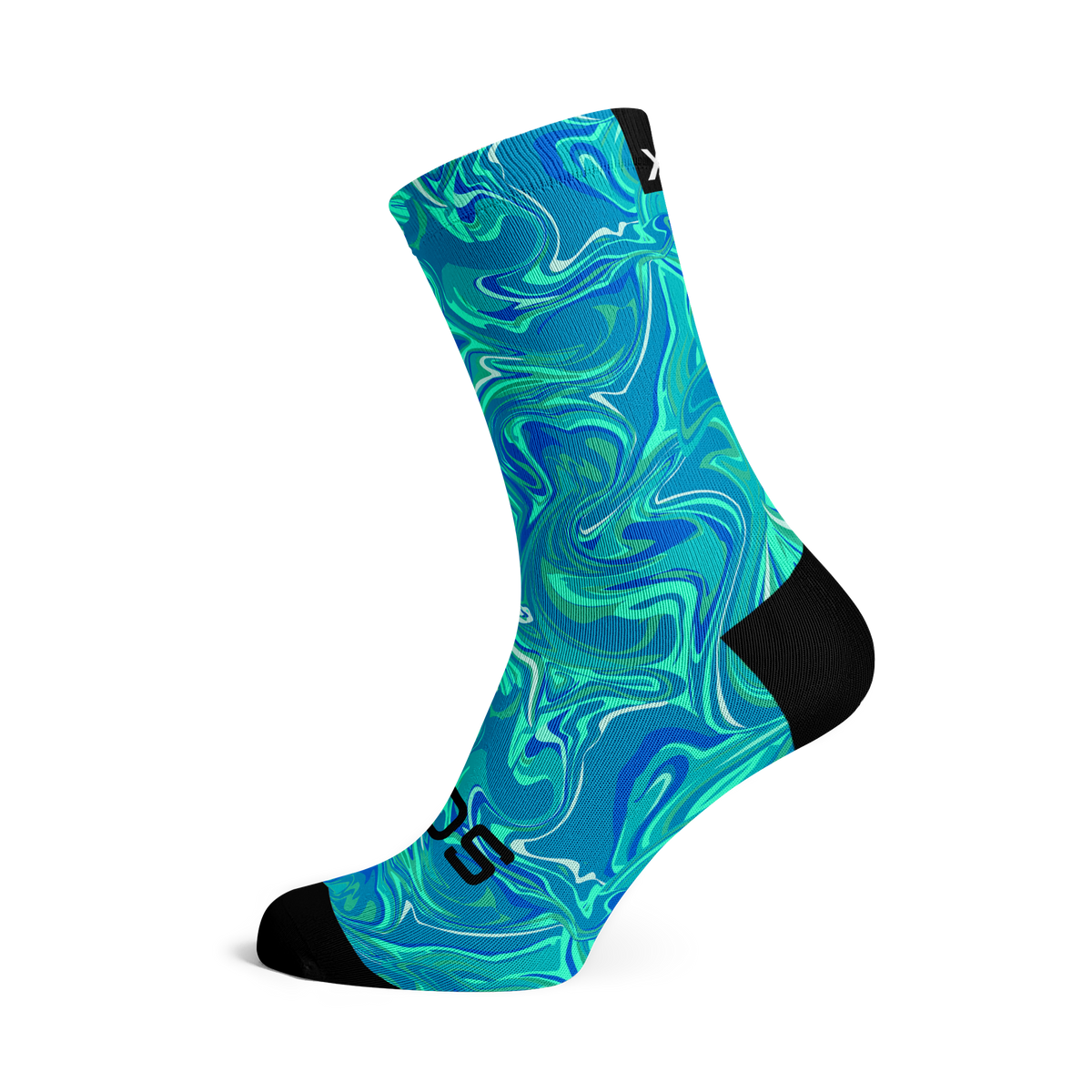 Marble Blue Socks