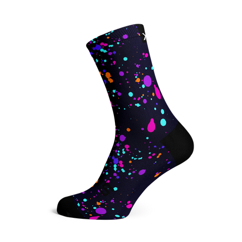 Purple Splash Socks