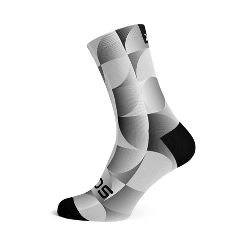 Solid Silver Socks