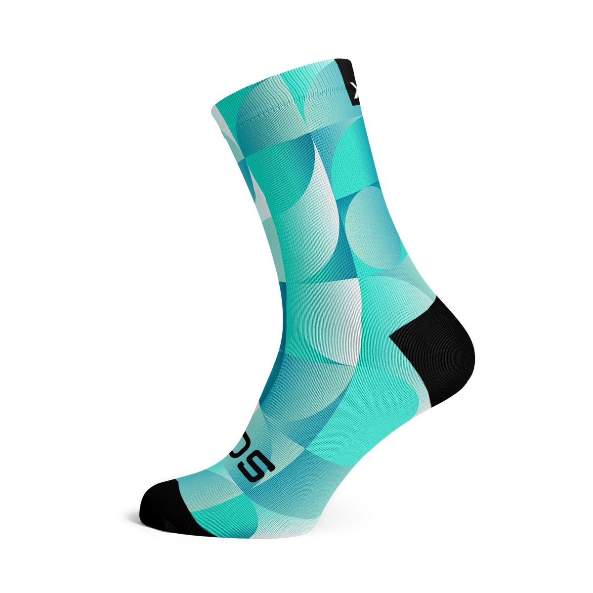 Solid Turquoise Socks