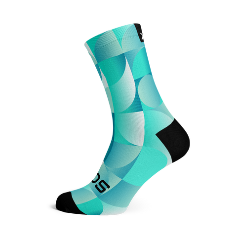 Solid Turquoise Socks