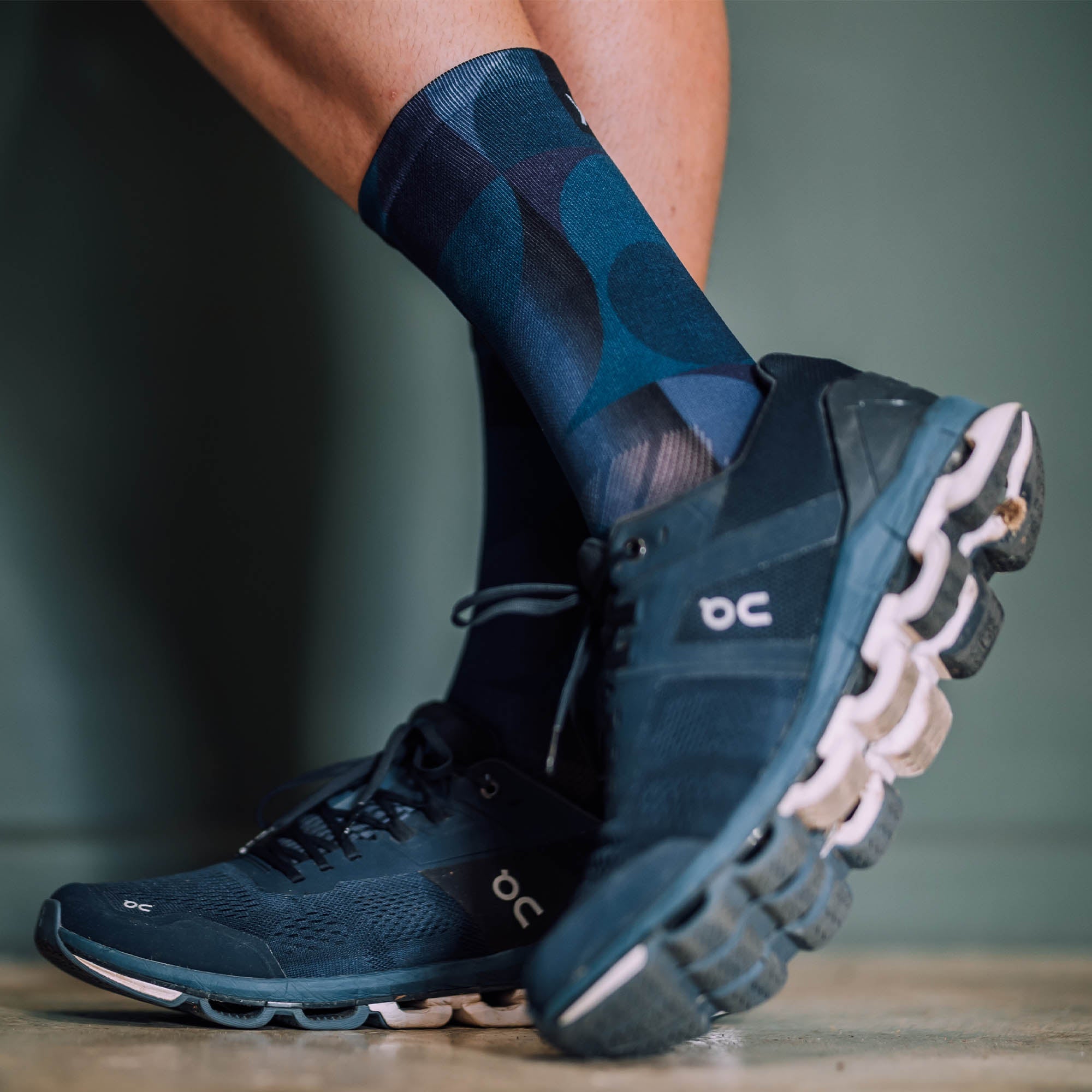 Solid Navy Socks