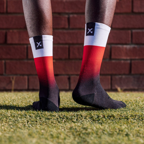 Poland Flag Socks
