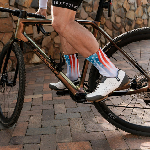 USA Paint Flag Socks