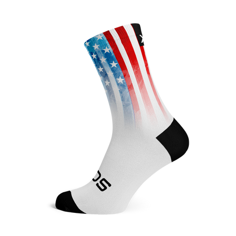 USA Paint Flag Socks