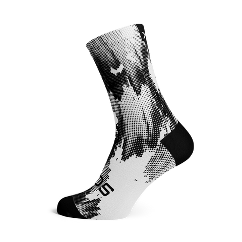 White Gravel Socks